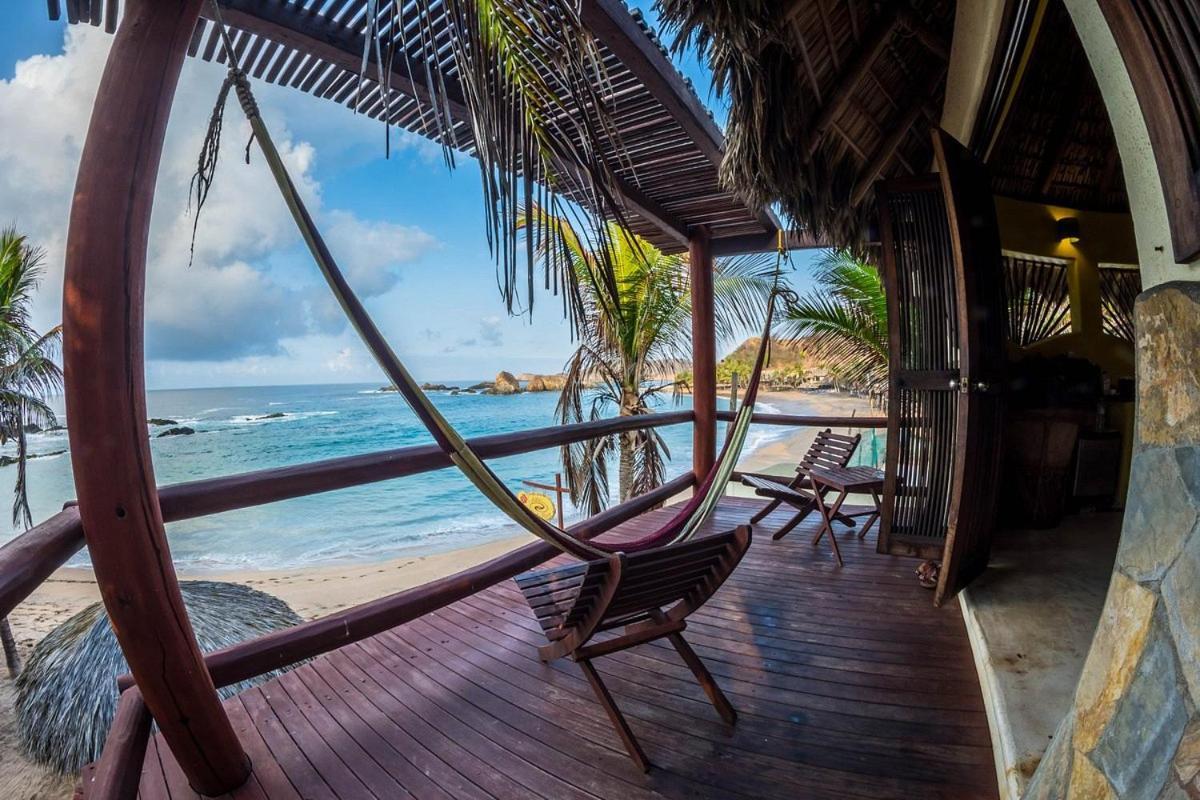 Cabanas Punta Placer San Agustinillo Ngoại thất bức ảnh