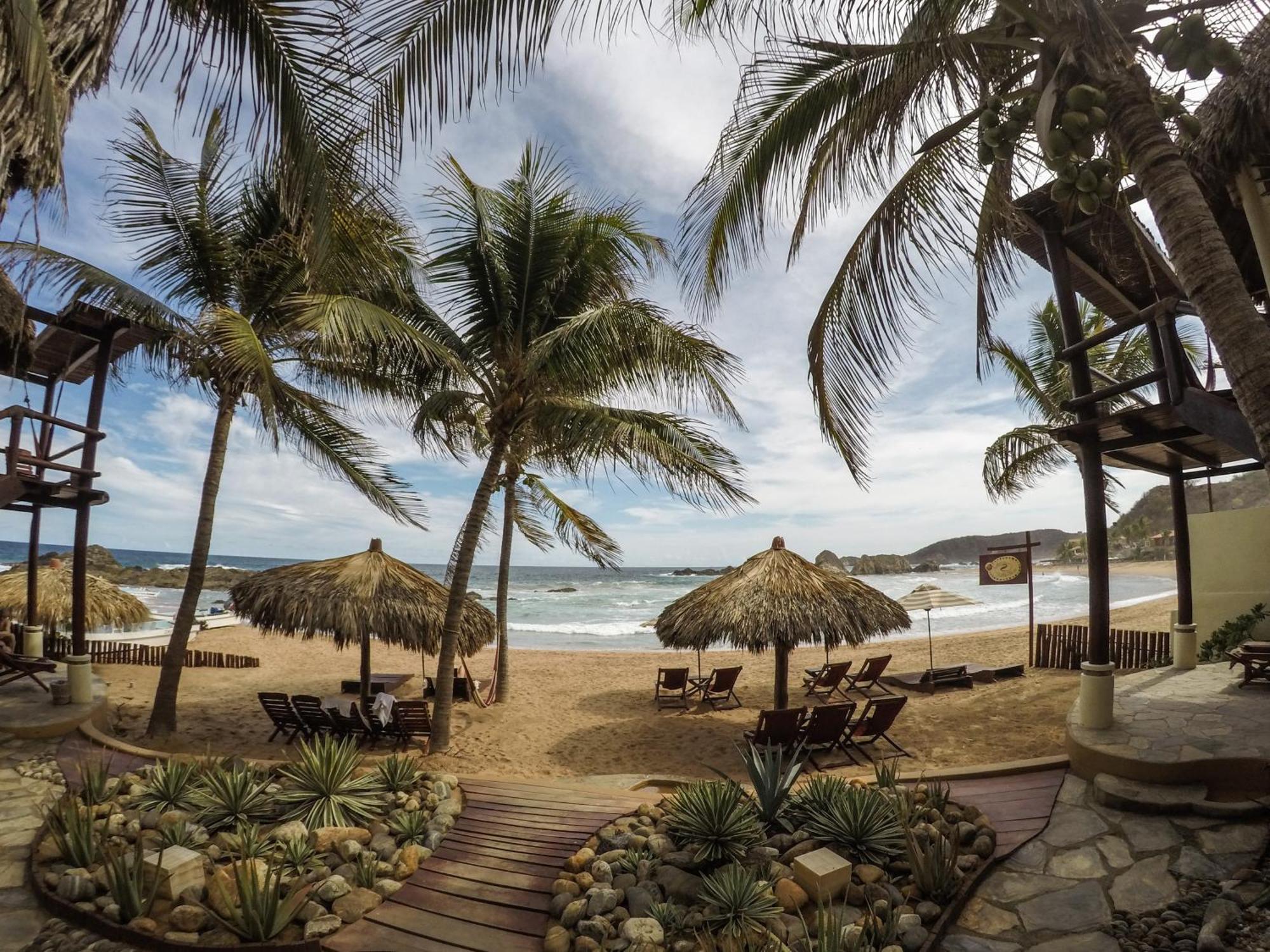 Cabanas Punta Placer San Agustinillo Ngoại thất bức ảnh